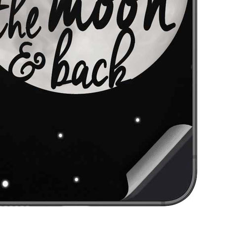 To The Moon And Back BW Galaxy A14 5G Skin
