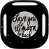 To The Moon And Back BW Galaxy Buds Live Skin