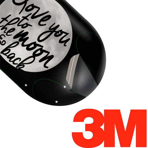 To The Moon And Back BW Galaxy Buds Skin