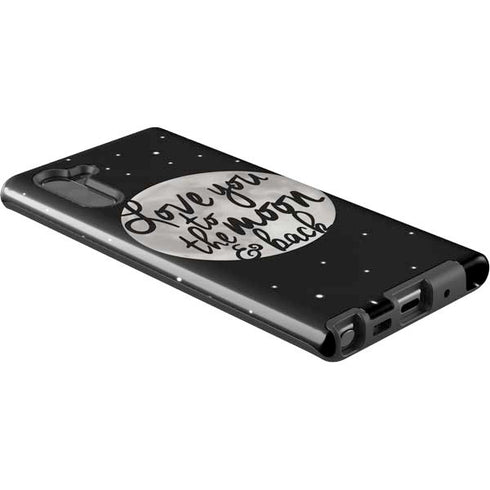 To The Moon And Back BW Galaxy Note 10 Pro Case