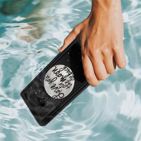 To The Moon And Back BW Galaxy Note 10 Waterproof Case