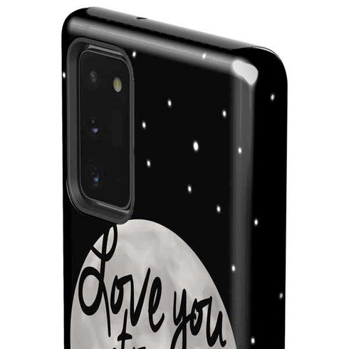 To The Moon And Back BW Galaxy Note20 5G Pro Case