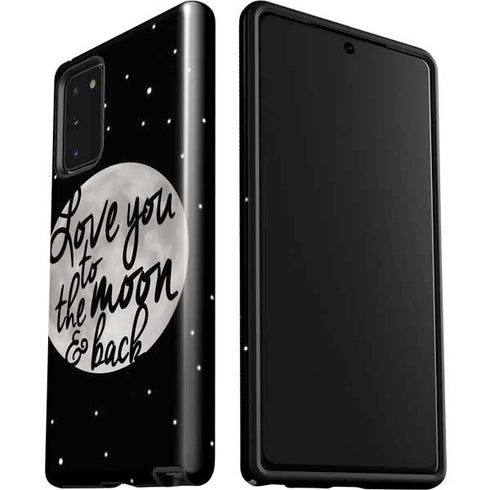 To The Moon And Back BW Galaxy Note20 5G Pro Case