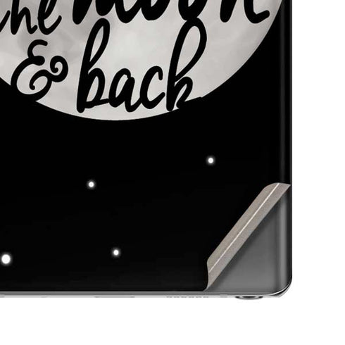 To The Moon And Back BW Galaxy Note20 5G Skin