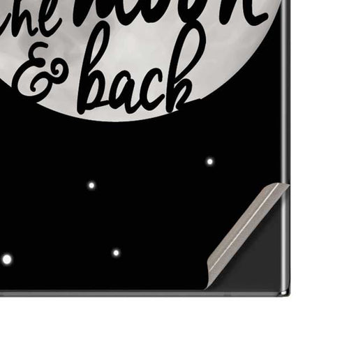 To The Moon And Back BW Galaxy Note20 Ultra 5G Skin