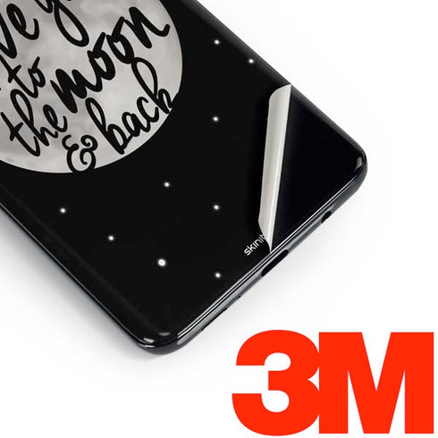 To The Moon And Back BW Galaxy S10 Plus Skin
