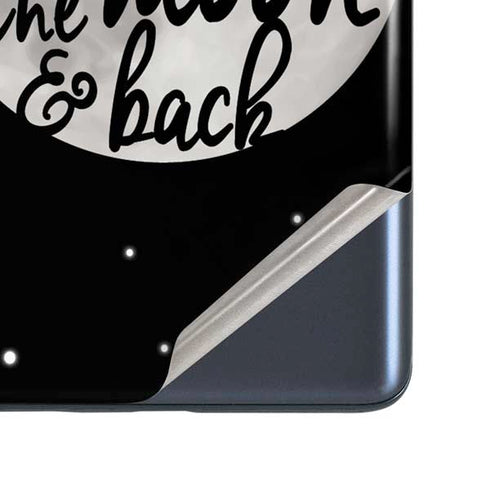 To The Moon And Back BW Galaxy S20 Fan Edition Skin