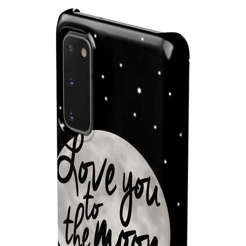 To The Moon And Back BW Galaxy S20 Lite Case