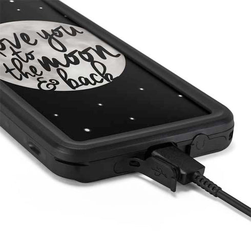 To The Moon And Back BW Galaxy S20 Plus Waterproof Case