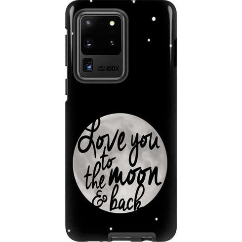 To The Moon And Back BW Galaxy S20 Ultra 5G Pro Case