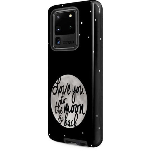 To The Moon And Back BW Galaxy S20 Ultra 5G Pro Case