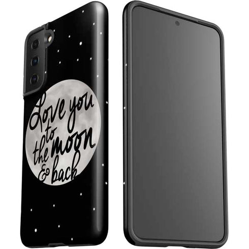 To The Moon And Back BW Galaxy S21 Plus 5G Pro Case
