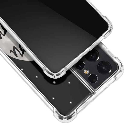 To The Moon And Back BW Galaxy S21 Ultra 5G Clear Case