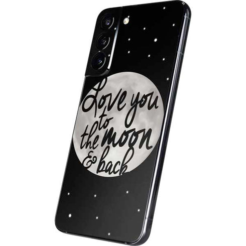 To The Moon And Back BW Galaxy S22 Plus Skin