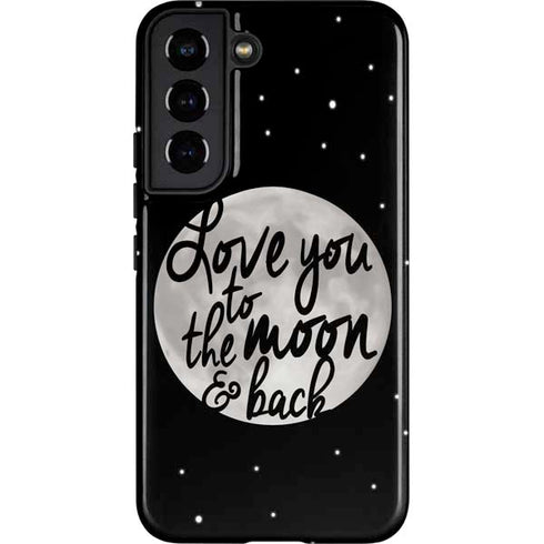 To The Moon And Back BW Galaxy S22 Pro Case