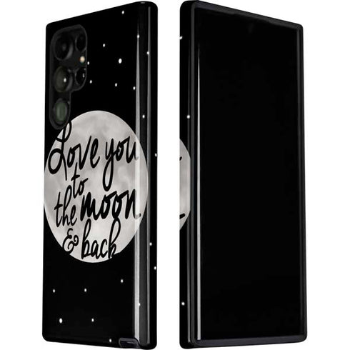 To The Moon And Back BW Galaxy S22 Ultra Pro Case