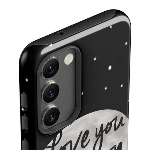 To The Moon And Back BW Galaxy S23 Plus Pro Case