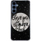 To The Moon And Back BW Galaxy S24 Clear Case