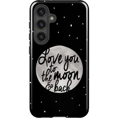 To The Moon And Back BW Galaxy S24 Impact Case