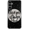To The Moon And Back BW Galaxy S24 Plus Clear Case