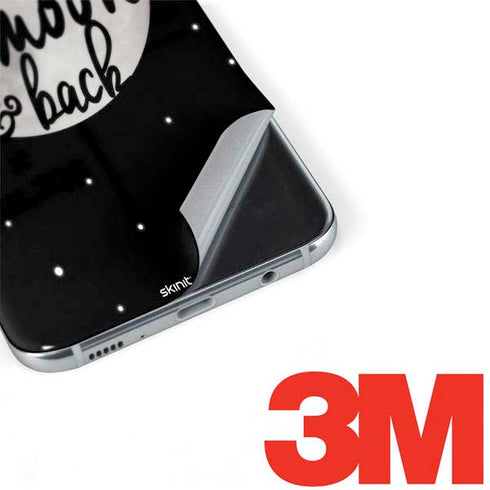 To The Moon And Back BW Galaxy S8 Plus Skin