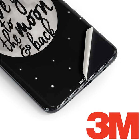 To The Moon And Back BW Galaxy S9 Skin