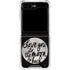 To The Moon And Back BW Galaxy Z Flip5 5G Clear Case