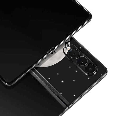 To The Moon And Back BW Galaxy Z Fold3 5G Skin