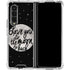 To The Moon And Back BW Galaxy Z Fold4 5G Clear Case