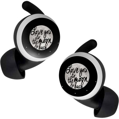 To The Moon And Back BW Google Pixel Buds Skin