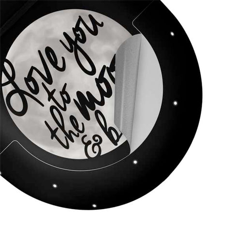 To The Moon And Back BW Google Pixel Buds Skin