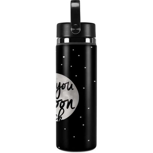 To The Moon And Back BW Hydro Flask 20oz Wide Mouth Skin