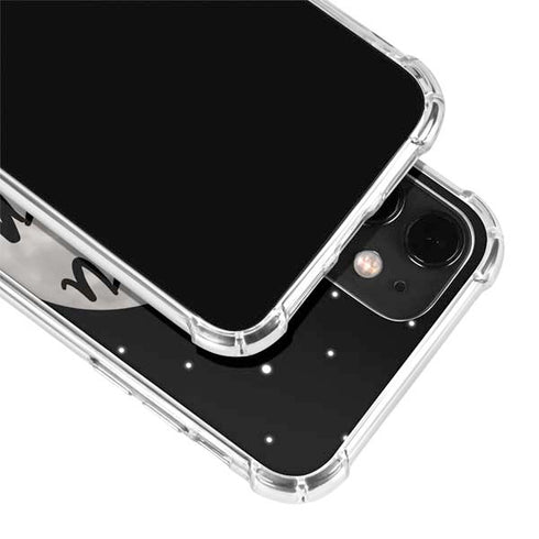 To The Moon And Back BW iPhone 12 Clear Case