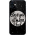 To The Moon And Back BW iPhone 12 Mini Skin