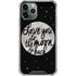 To The Moon And Back BW iPhone 12 Pro Clear Case