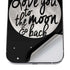 To The Moon And Back BW iPhone 12 Pro Skin