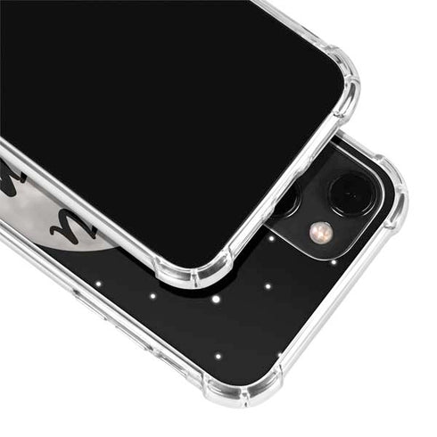 To The Moon And Back BW iPhone 13 Clear Case