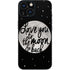 To The Moon And Back BW iPhone 13 Mini Skin