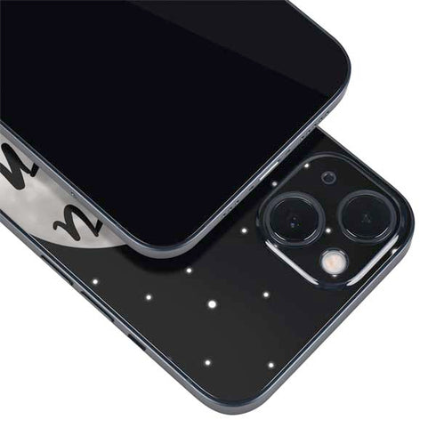 To The Moon And Back BW iPhone 13 Mini Skin