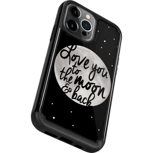 To The Moon And Back BW iPhone 13 Pro Cargo Case