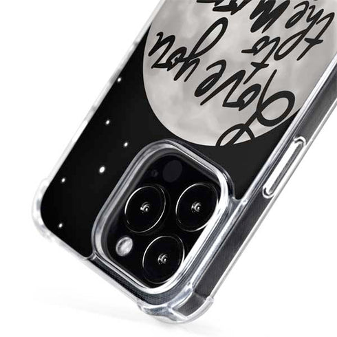 To The Moon And Back BW iPhone 13 Pro MagSafe Case