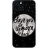 To The Moon And Back BW iPhone 15 Plus Skin
