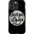 To The Moon And Back BW iPhone 14 Pro Impact Case