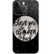 To The Moon And Back BW iPhone 15 Pro Skin