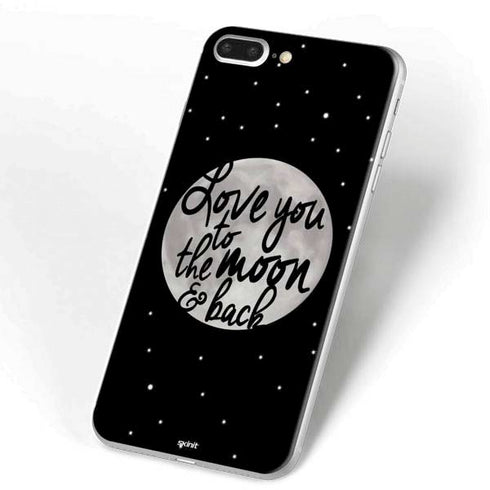 To The Moon And Back BW iPhone 7 Plus Skin