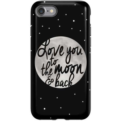 To The Moon And Back BW iPhone SE (2nd & 3rd Gen) Pro Case
