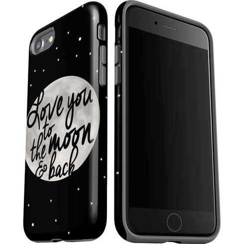To The Moon And Back BW iPhone SE (2nd & 3rd Gen) Pro Case