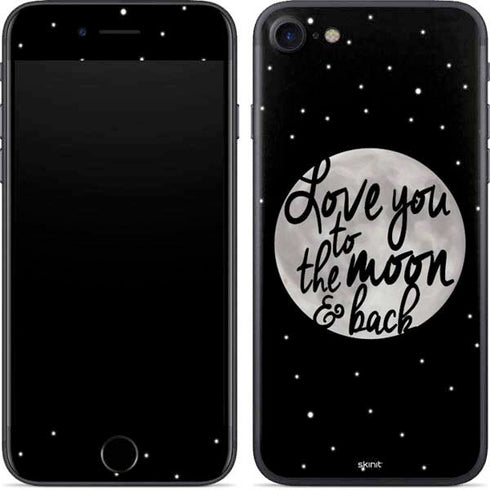 To The Moon And Back BW iPhone SE (2nd & 3rd Gen) Skin