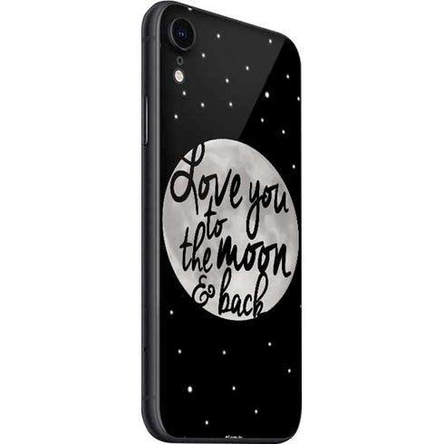 To The Moon And Back BW iPhone SE (2nd & 3rd Gen) Skin