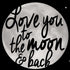 To The Moon And Back BW iPhone XR Skin